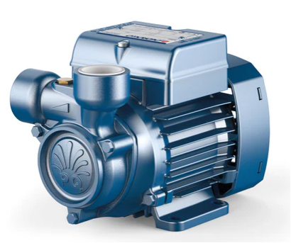  Picture of a blue water pump