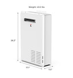 ECCOTEMP 7GB-NG BUILDER SERIES OUTDOOR NATURAL GAS TANKLESS WATER HEATER