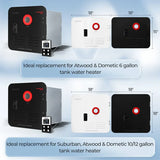 Fogatti water heater - Instashower 8 Plus - 55,000 BTU RV Tankless Water Heater with Wired Controller
