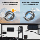 Fogatti water heater - Instashower 9 Pro - 66,000 BTU RV Tankless Water Heater with Wired Controller
