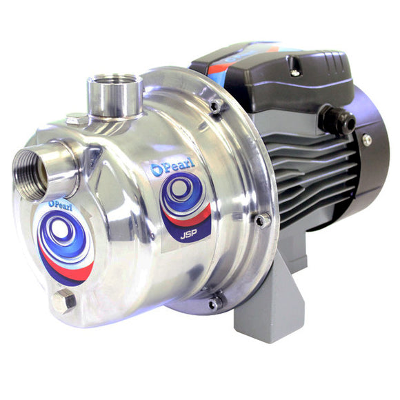 PEARL STAINLESS STEEL JET ELECTRIC WATER PUMP JSP - 1HP, 110/220V.