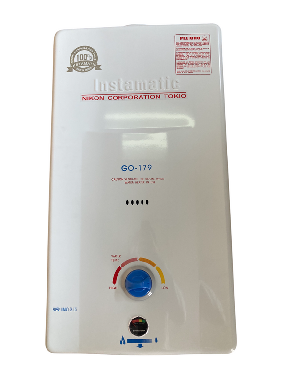 Instamatic LP Tankless Water Heater – Instant Hot Water, Made in Taiwan