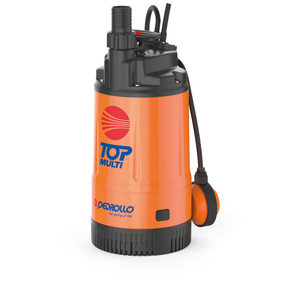 PEDROLLO TOP MULTI 5 SUBMERSIBLE MULTISTAGE PUMP 1HP 220V 60HZ 1PH 1¼″ NPT