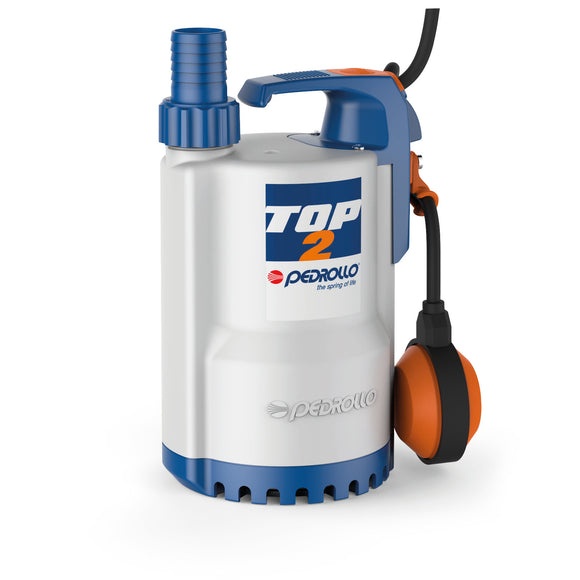 PEDROLLO TOP5 SUBMERSIBLE PUMP 1.25HP 220V 60HZ 1PH 1¼″ NPT 10M CABLE