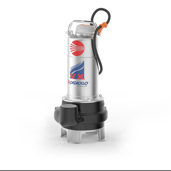PEDROLLO VXM10/50-N SUBMERSIBLE PUMP 1HP 220V 60HZ 1PH 1¼″ NPT