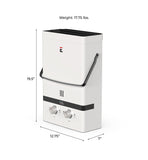 Eccotemp Luxé 1.85 GPM Portable Outdoor Tankless Water Heater w/ EccoFlo Diaphragm 12V Pump and Strainer