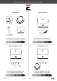 Eccotemp Luxé 1.85 GPM Portable Outdoor Tankless Water Heater w/ EccoFlo Diaphragm 12V Pump and Strainer