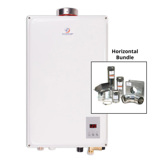 Eccotemp 45HI Indoor 6.8 GPM Liquid Propane Tankless Water Heater Horizontal Bundle