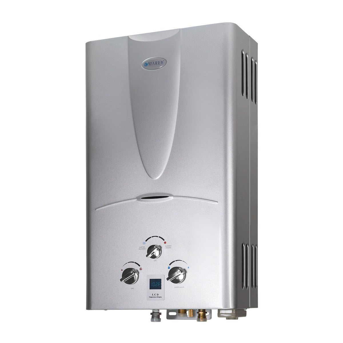 Marey Refurbished REFGA10LPDP 3.1 GPM 10L Propane Gas Digital Panel Ta ...