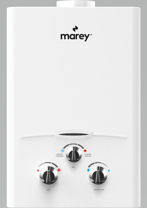Marey G6FNG 1.58 GPM, 34,120 BTU's Natural  Gas Flow Activated Gas Tankless Water Heater