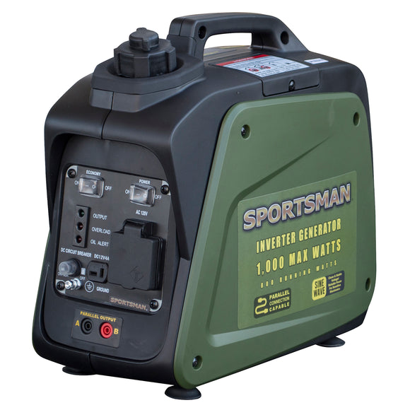 Sportsman 1000 Surge Watts Gasoline Portable Inverter Generator with Parallel Connection